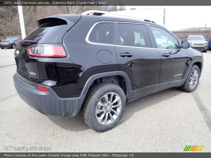 Diamond Black Crystal Pearl / Black 2020 Jeep Cherokee Latitude