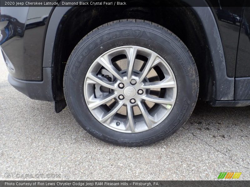 Diamond Black Crystal Pearl / Black 2020 Jeep Cherokee Latitude
