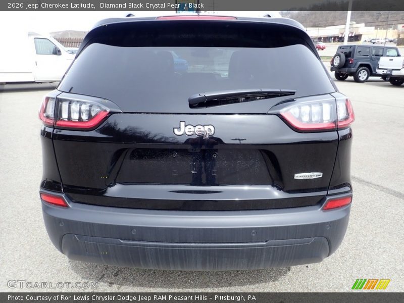 Diamond Black Crystal Pearl / Black 2020 Jeep Cherokee Latitude