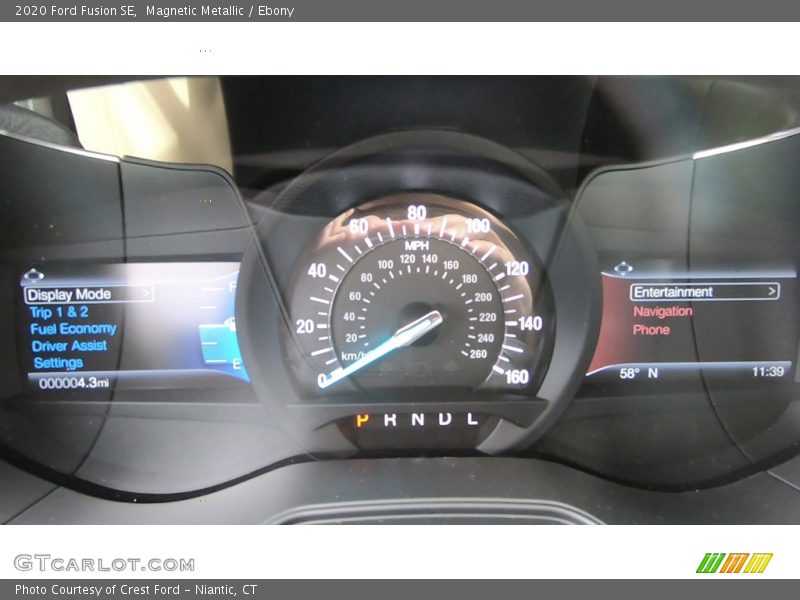 Magnetic Metallic / Ebony 2020 Ford Fusion SE