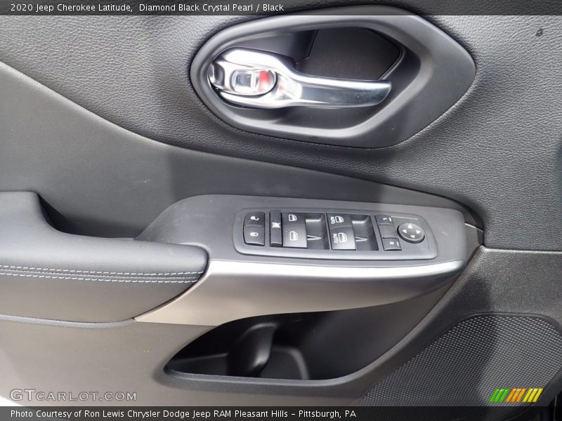 Diamond Black Crystal Pearl / Black 2020 Jeep Cherokee Latitude