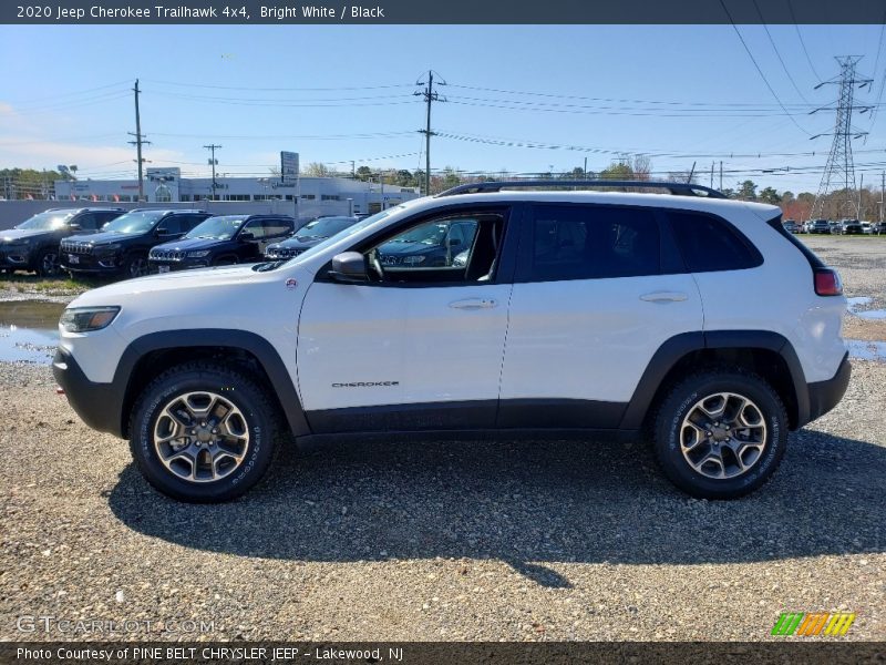 Bright White / Black 2020 Jeep Cherokee Trailhawk 4x4