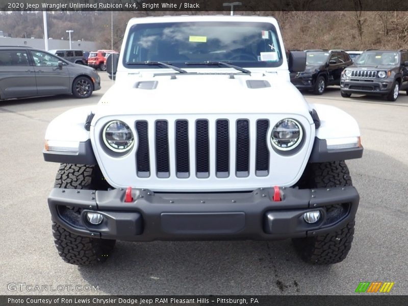 Bright White / Black 2020 Jeep Wrangler Unlimited Rubicon 4x4