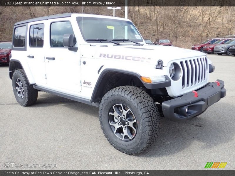 Bright White / Black 2020 Jeep Wrangler Unlimited Rubicon 4x4