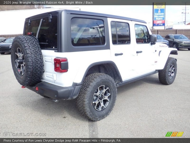 Bright White / Black 2020 Jeep Wrangler Unlimited Rubicon 4x4
