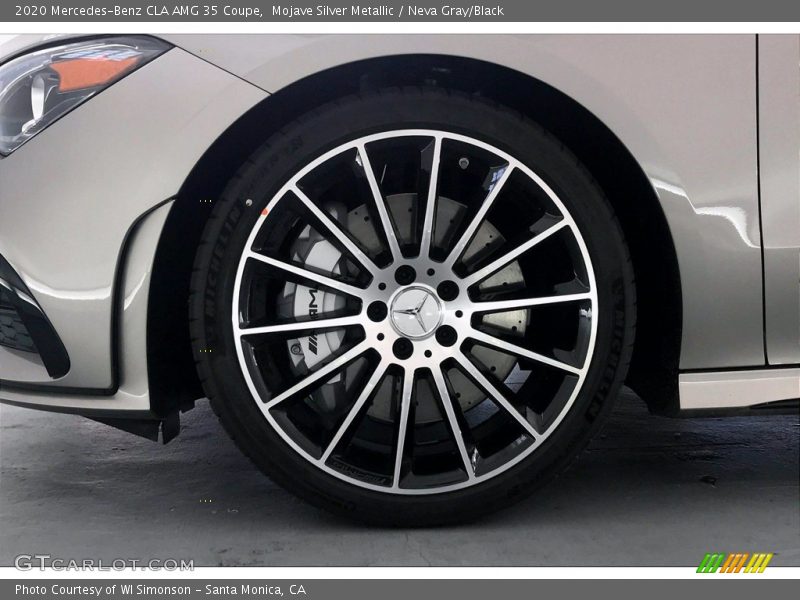 Mojave Silver Metallic / Neva Gray/Black 2020 Mercedes-Benz CLA AMG 35 Coupe