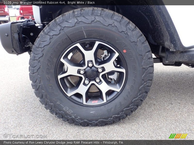Bright White / Black 2020 Jeep Wrangler Unlimited Rubicon 4x4