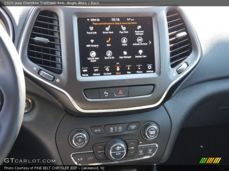 Bright White / Black 2020 Jeep Cherokee Trailhawk 4x4