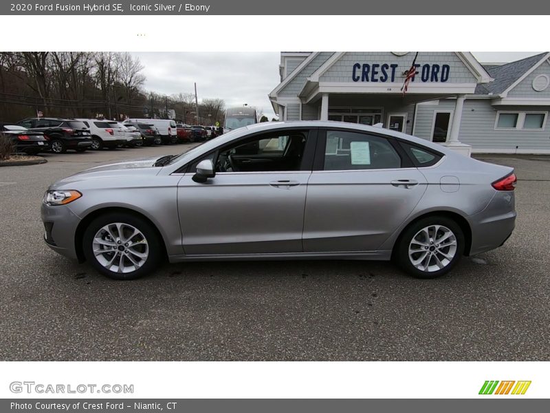 Iconic Silver / Ebony 2020 Ford Fusion Hybrid SE