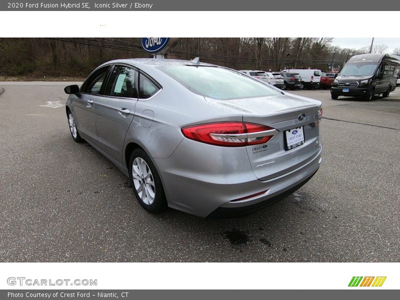Iconic Silver / Ebony 2020 Ford Fusion Hybrid SE