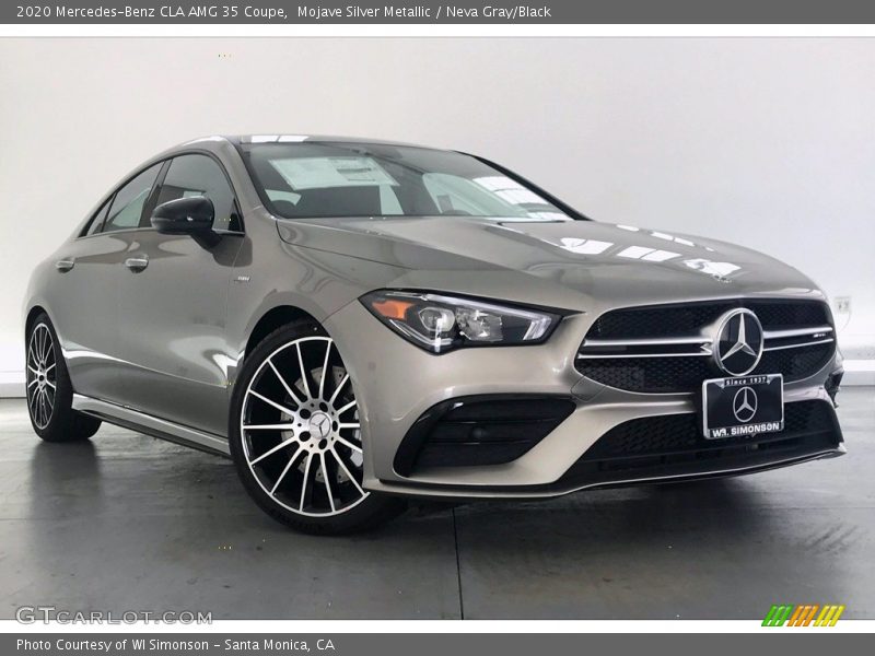 Mojave Silver Metallic / Neva Gray/Black 2020 Mercedes-Benz CLA AMG 35 Coupe