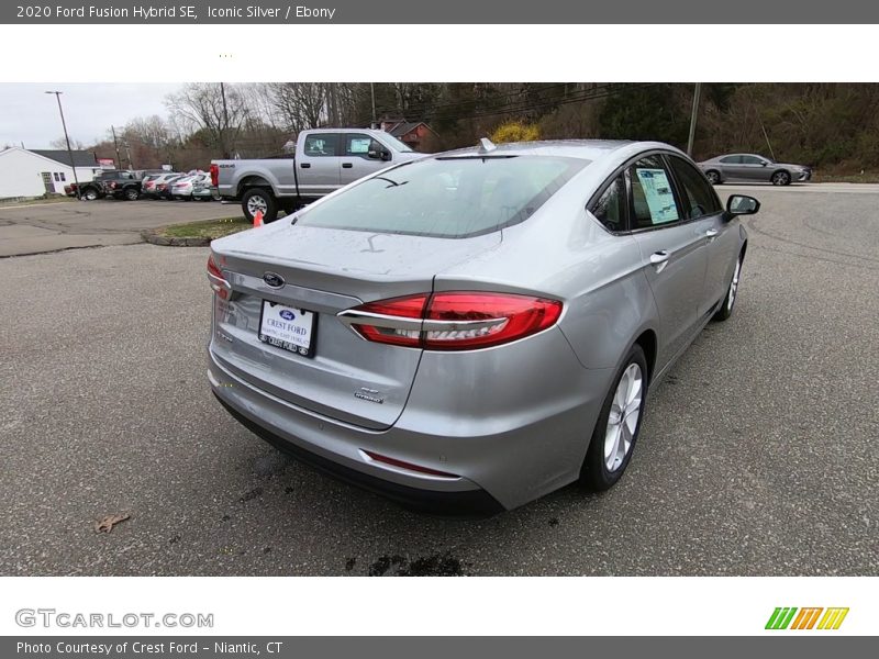 Iconic Silver / Ebony 2020 Ford Fusion Hybrid SE