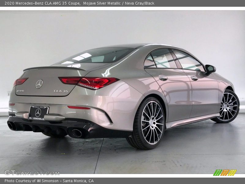 Mojave Silver Metallic / Neva Gray/Black 2020 Mercedes-Benz CLA AMG 35 Coupe