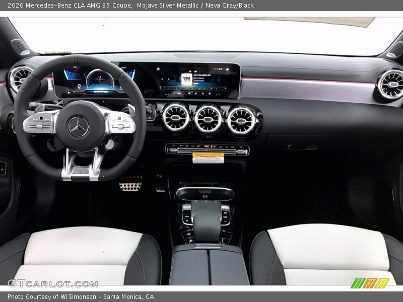 Mojave Silver Metallic / Neva Gray/Black 2020 Mercedes-Benz CLA AMG 35 Coupe