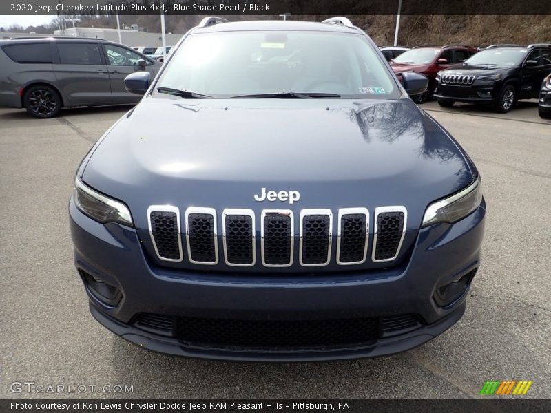 Blue Shade Pearl / Black 2020 Jeep Cherokee Latitude Plus 4x4