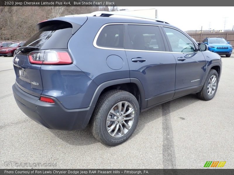 Blue Shade Pearl / Black 2020 Jeep Cherokee Latitude Plus 4x4