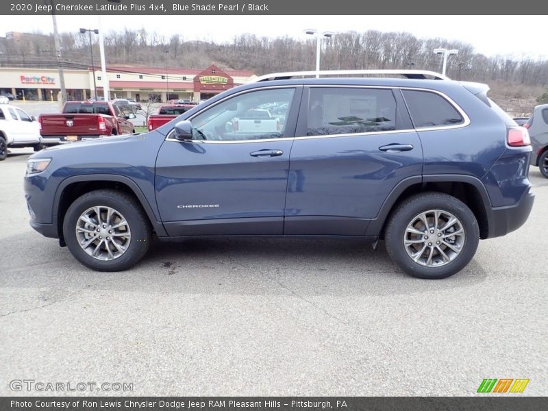 Blue Shade Pearl / Black 2020 Jeep Cherokee Latitude Plus 4x4