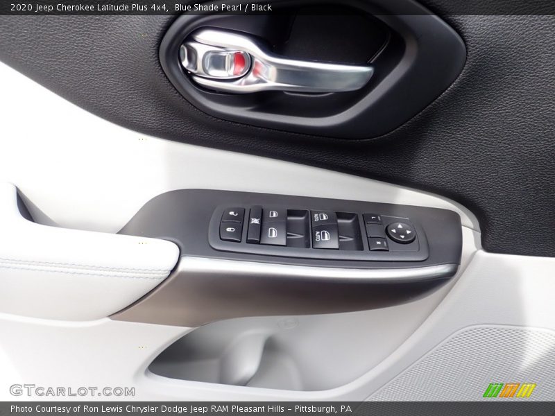 Blue Shade Pearl / Black 2020 Jeep Cherokee Latitude Plus 4x4