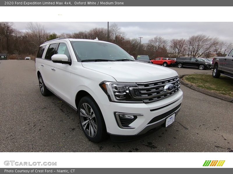 Oxford White / Medium Stone 2020 Ford Expedition Limited Max 4x4