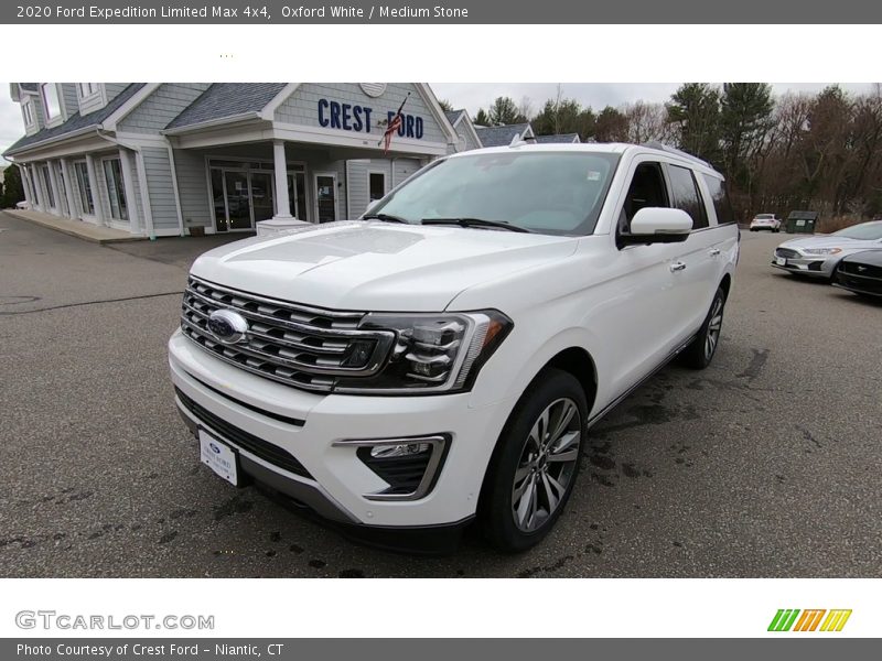 Oxford White / Medium Stone 2020 Ford Expedition Limited Max 4x4