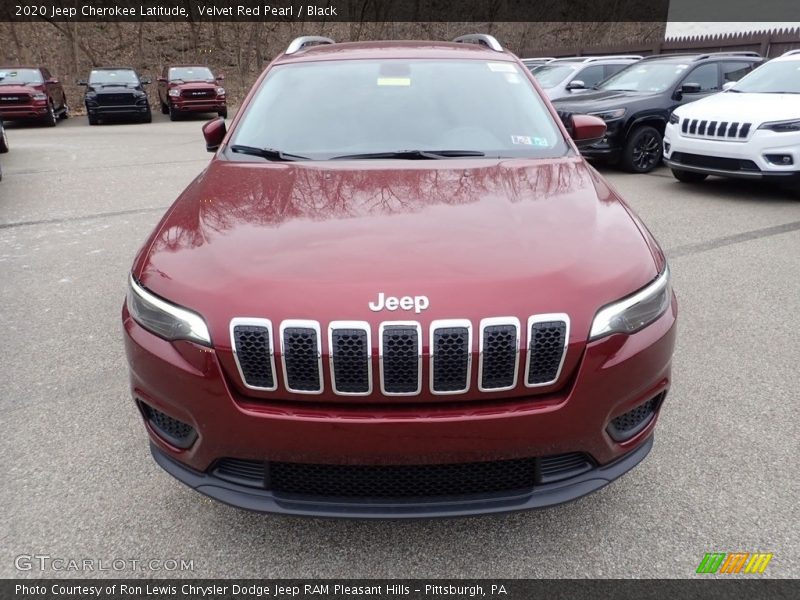 Velvet Red Pearl / Black 2020 Jeep Cherokee Latitude