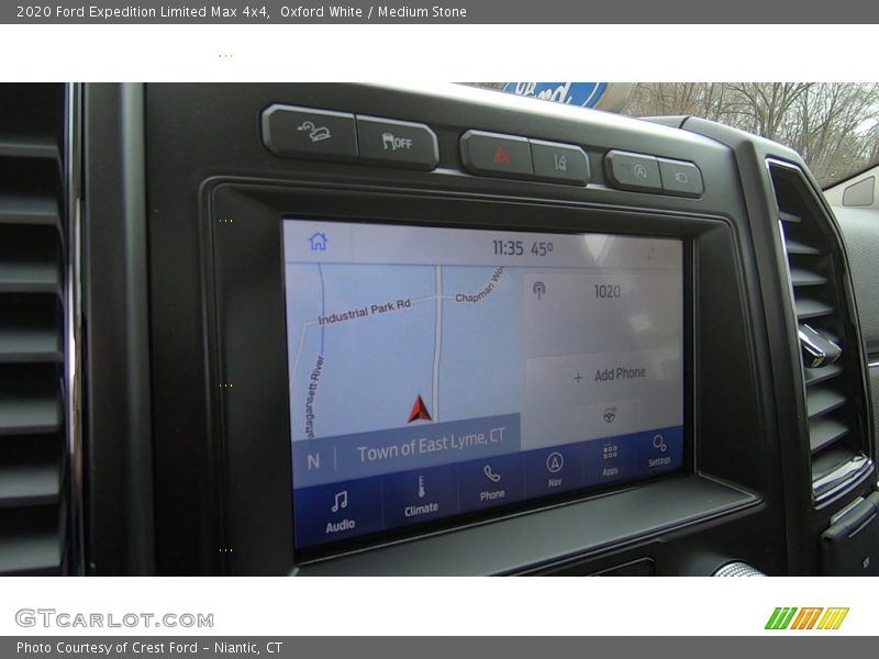 Oxford White / Medium Stone 2020 Ford Expedition Limited Max 4x4