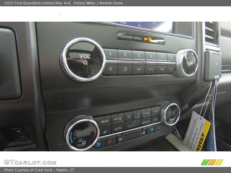 Oxford White / Medium Stone 2020 Ford Expedition Limited Max 4x4