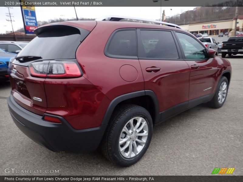 Velvet Red Pearl / Black 2020 Jeep Cherokee Latitude