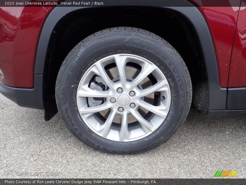 Velvet Red Pearl / Black 2020 Jeep Cherokee Latitude