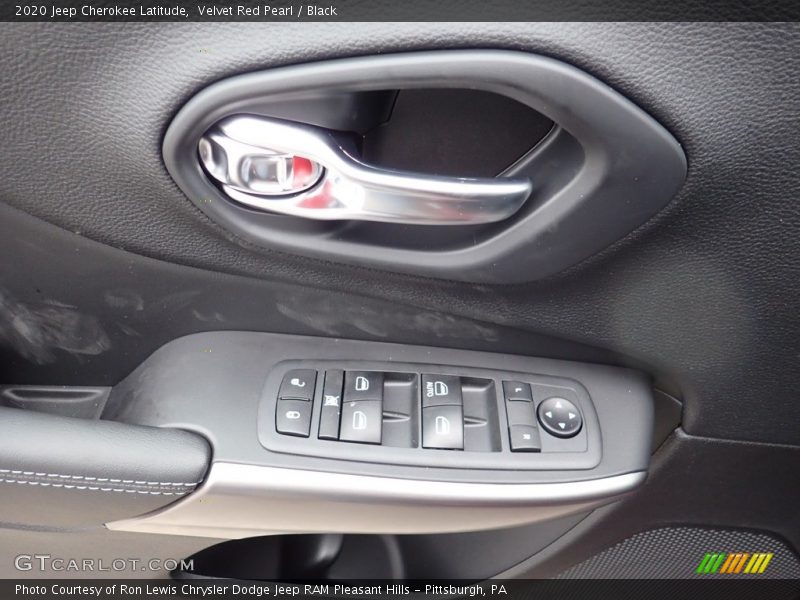 Velvet Red Pearl / Black 2020 Jeep Cherokee Latitude