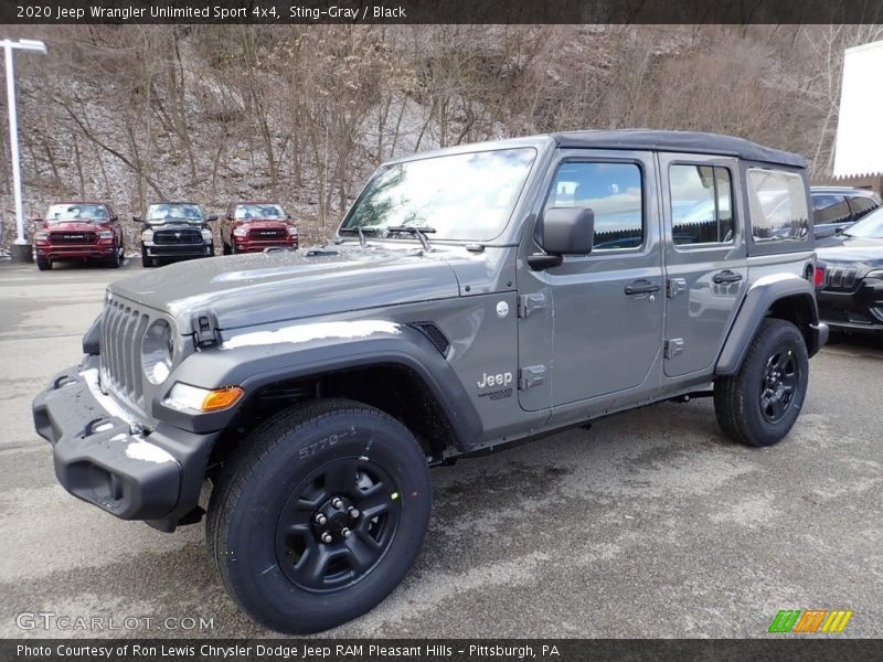 Sting-Gray / Black 2020 Jeep Wrangler Unlimited Sport 4x4