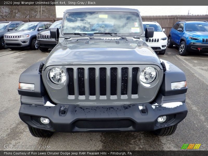 Sting-Gray / Black 2020 Jeep Wrangler Unlimited Sport 4x4