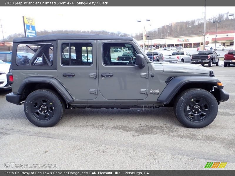 Sting-Gray / Black 2020 Jeep Wrangler Unlimited Sport 4x4