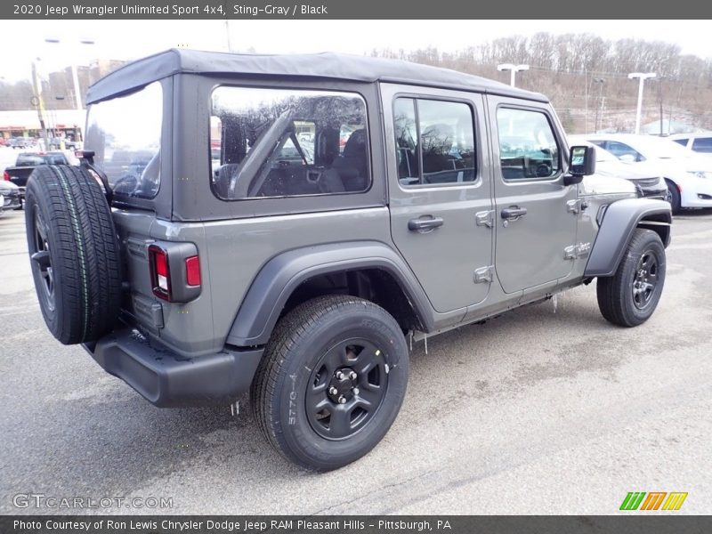 Sting-Gray / Black 2020 Jeep Wrangler Unlimited Sport 4x4