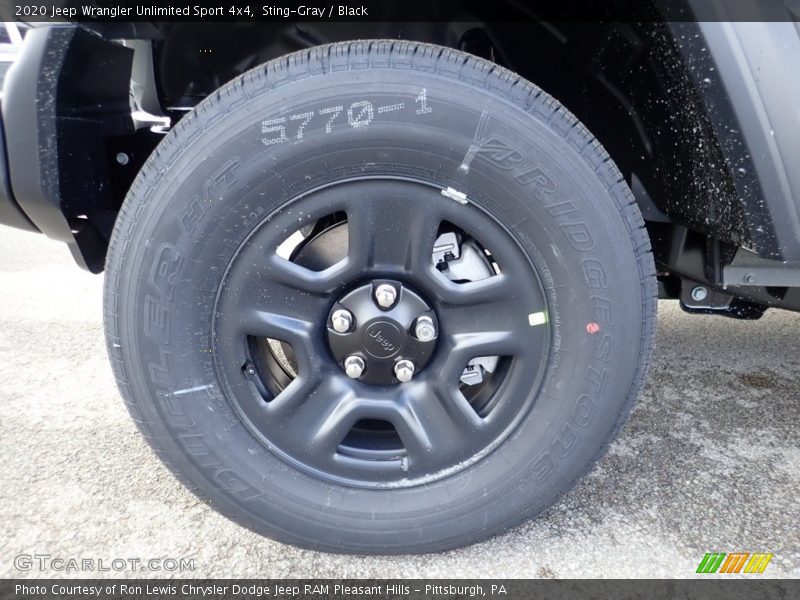 Sting-Gray / Black 2020 Jeep Wrangler Unlimited Sport 4x4