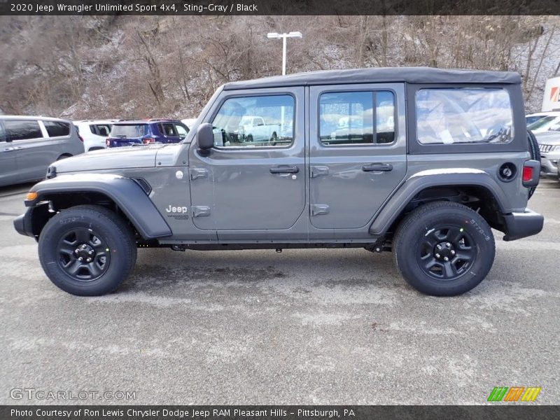 Sting-Gray / Black 2020 Jeep Wrangler Unlimited Sport 4x4