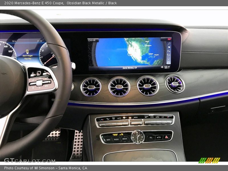 Obsidian Black Metallic / Black 2020 Mercedes-Benz E 450 Coupe