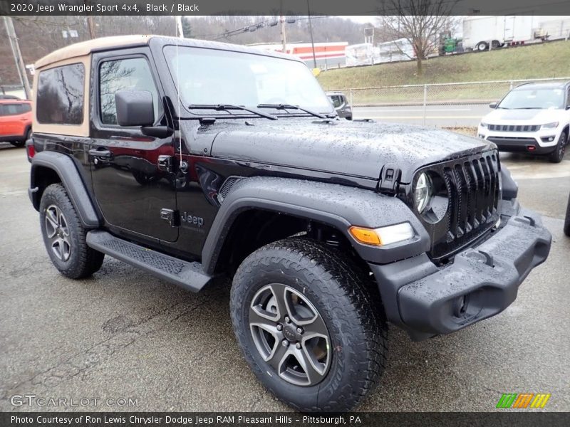 Black / Black 2020 Jeep Wrangler Sport 4x4