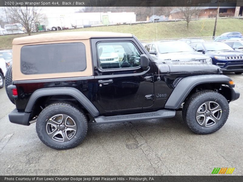 Black / Black 2020 Jeep Wrangler Sport 4x4