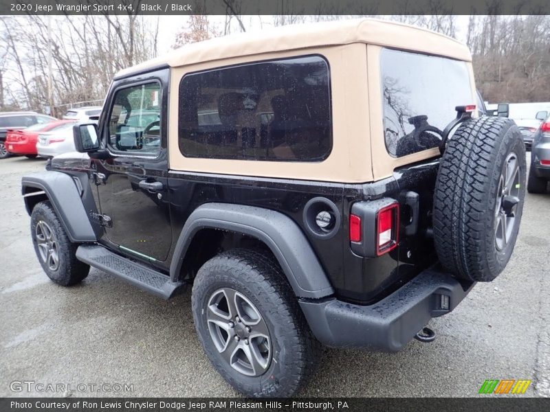 Black / Black 2020 Jeep Wrangler Sport 4x4