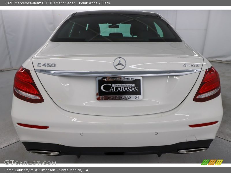 Polar White / Black 2020 Mercedes-Benz E 450 4Matic Sedan