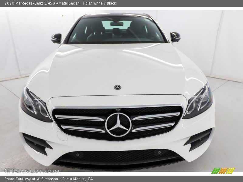 Polar White / Black 2020 Mercedes-Benz E 450 4Matic Sedan