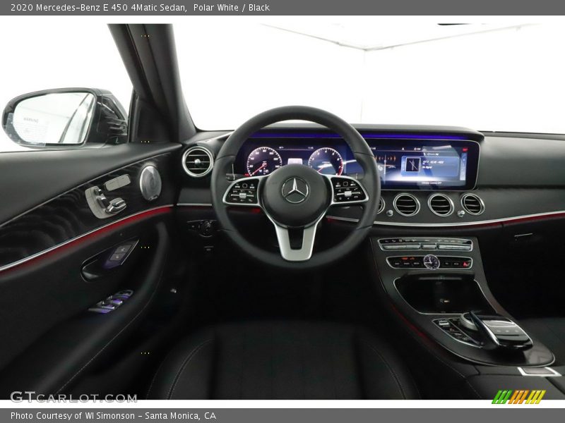 Polar White / Black 2020 Mercedes-Benz E 450 4Matic Sedan