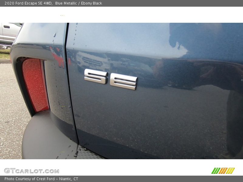 Blue Metallic / Ebony Black 2020 Ford Escape SE 4WD