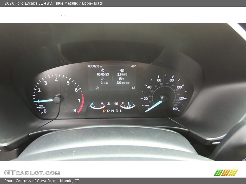 Blue Metallic / Ebony Black 2020 Ford Escape SE 4WD