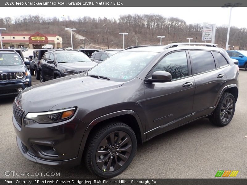 Granite Crystal Metallic / Black 2020 Jeep Cherokee Limited 4x4