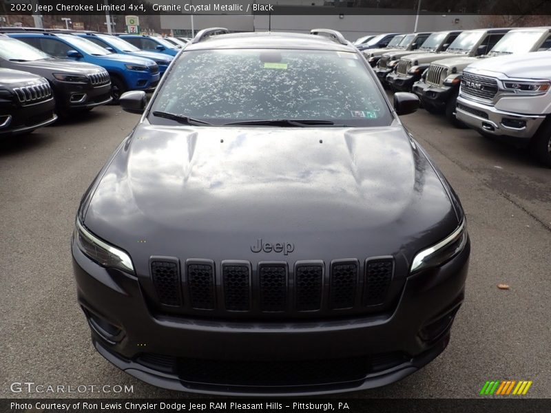 Granite Crystal Metallic / Black 2020 Jeep Cherokee Limited 4x4