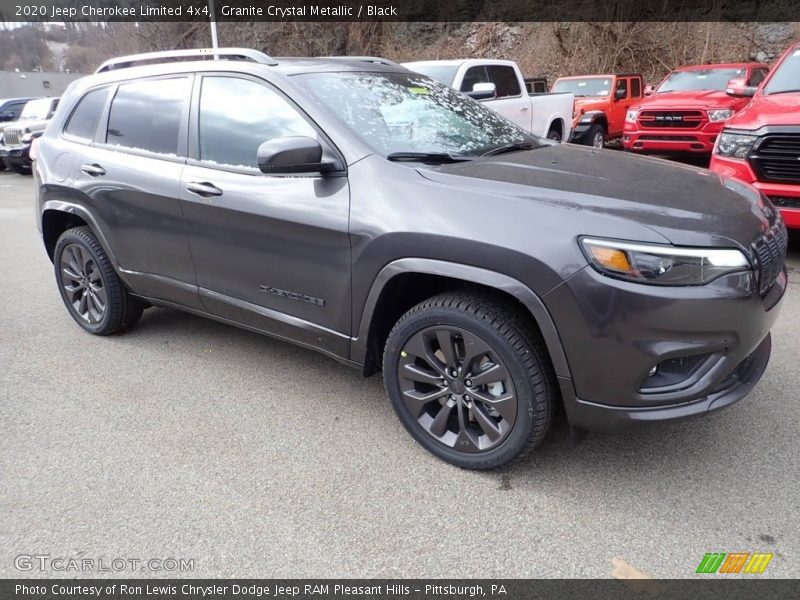 Granite Crystal Metallic / Black 2020 Jeep Cherokee Limited 4x4