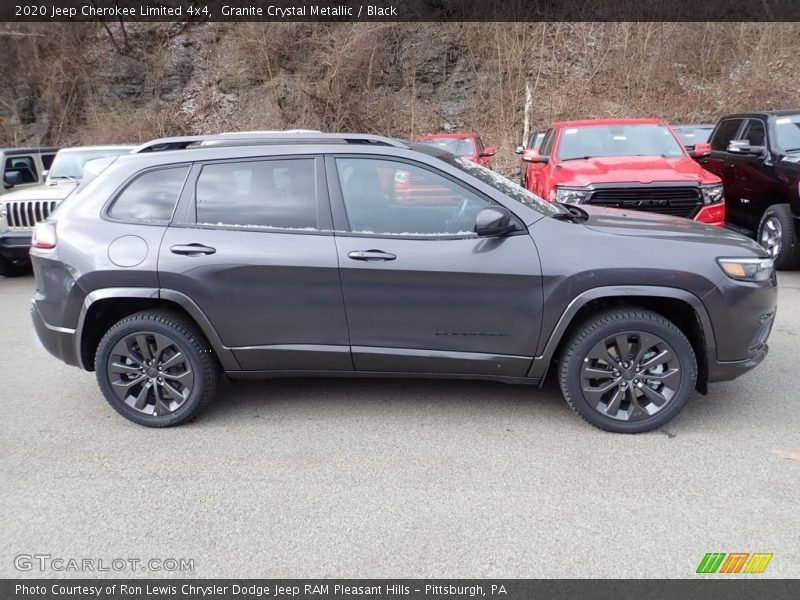 Granite Crystal Metallic / Black 2020 Jeep Cherokee Limited 4x4