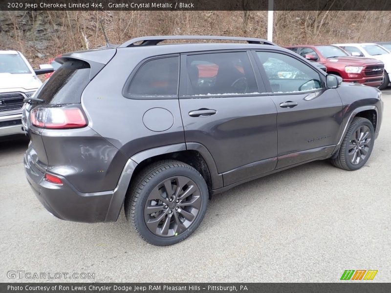 Granite Crystal Metallic / Black 2020 Jeep Cherokee Limited 4x4